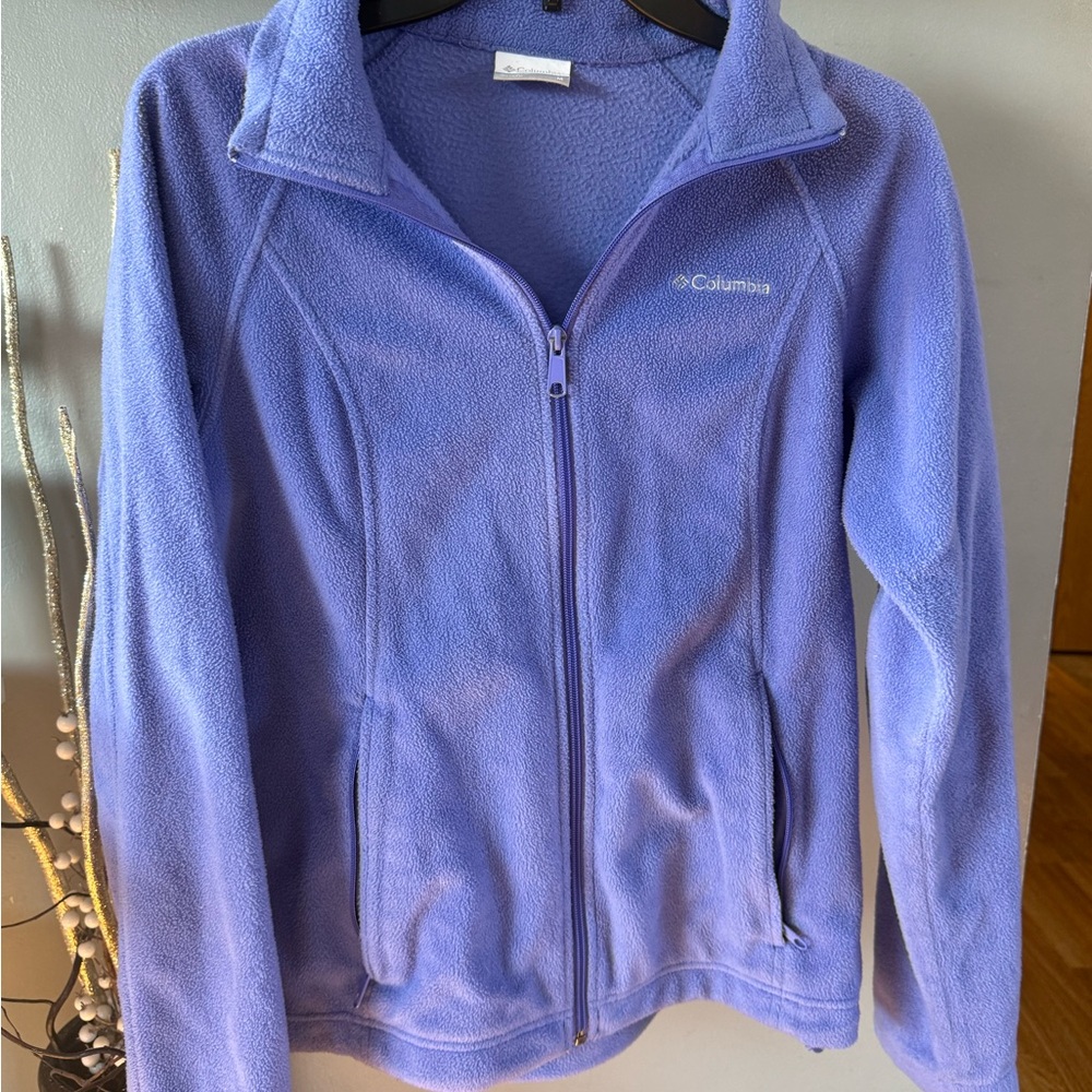 Columbia Lavender Full-Zip Fleece